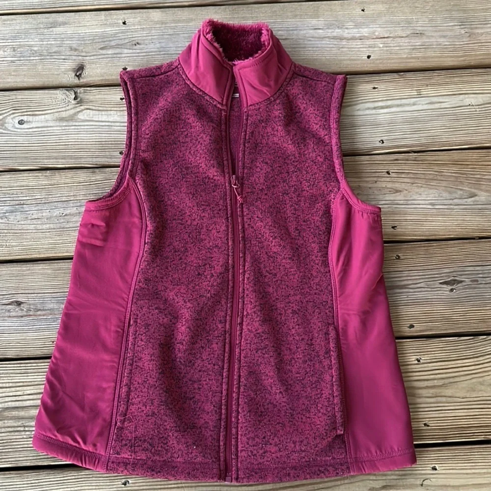 G. H. Bass & Co women’s fleece vest size S